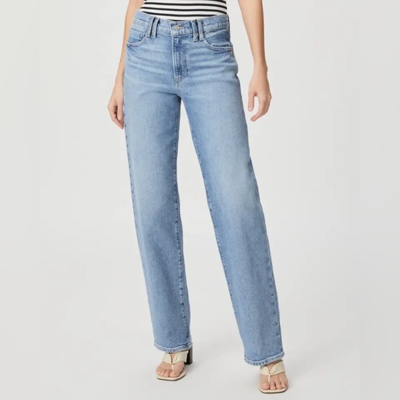 PAIGE Denim - PAIGE Serena Boyfriend Straight Leg Jean Leela Distressed Denim Women’s Size 28